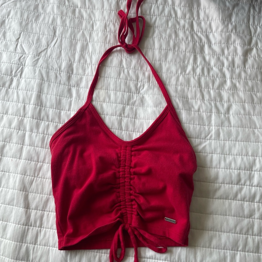 HOLLISTER Red Halter Top